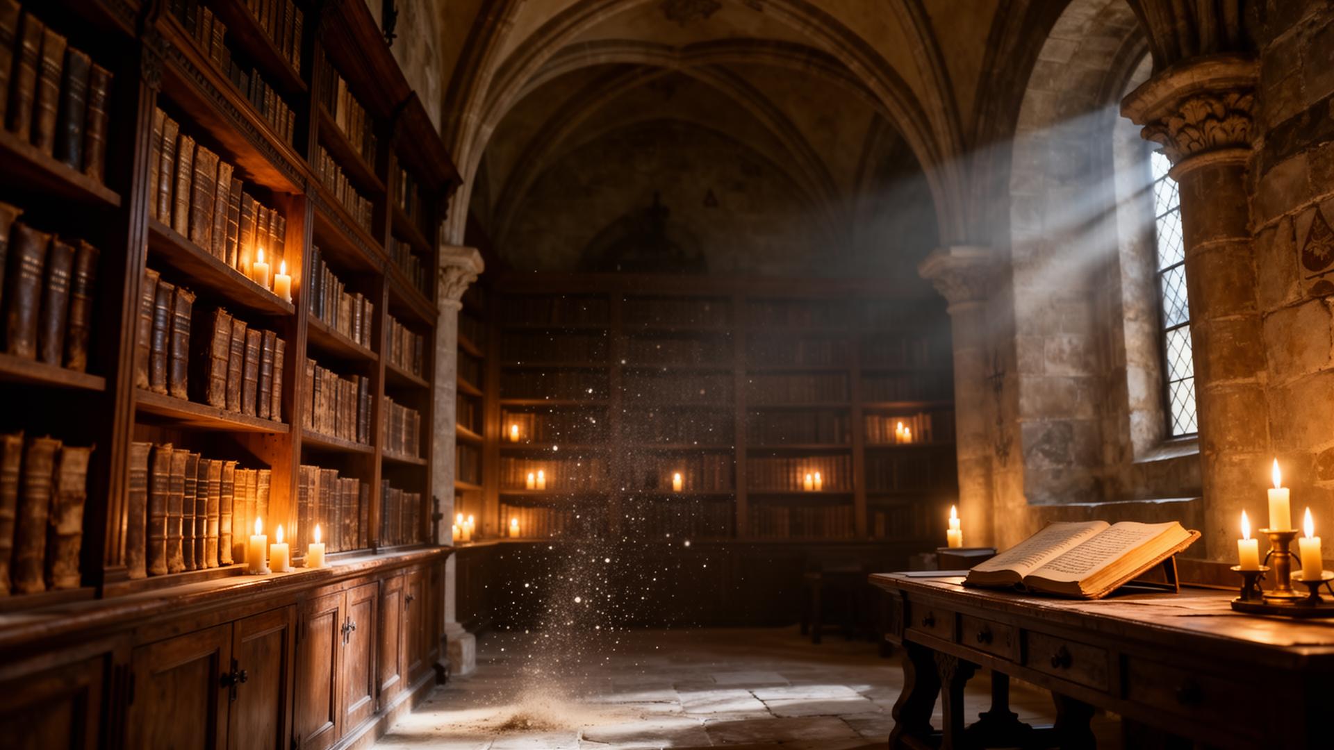 Biblioteca monástica antiga